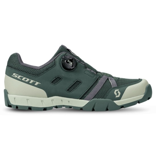 Велообувь контактная SCOTT Sport Crus-r Boa (dark green/light green)