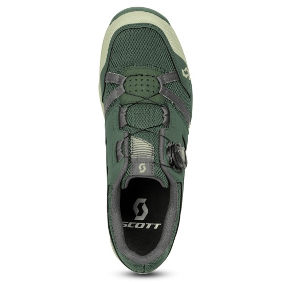 Велообувь контактная SCOTT Sport Crus-r Boa (dark green/light green)
