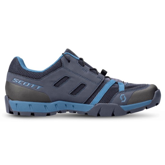 Велообувь контактная SCOTT Sport Crus-r Lace (dark blue/light blue)