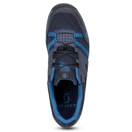 Велообувь контактная SCOTT Sport Crus-r Lace (dark blue/light blue)