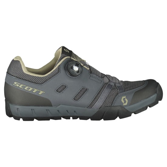 Велообувь SCOTT Sport Crus-r Flat Boa (dark grey/beige)