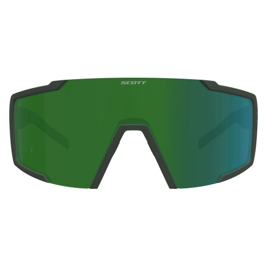 Очки SCOTT Shield (kaki green/green chrome)