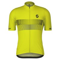 Джемпер (веломайка) SCOTT RC Team 10 к/рук (sulphur yellow/black)