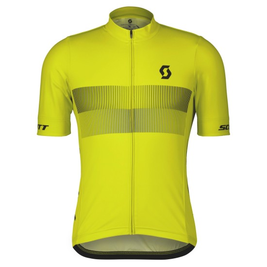 Джемпер (веломайка) SCOTT RC Team 10 к/рук (sulphur yellow/black)