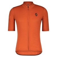 Джемпер (веломайка) SCOTT Gravel Merino к/рук (braze orange/dark grey)