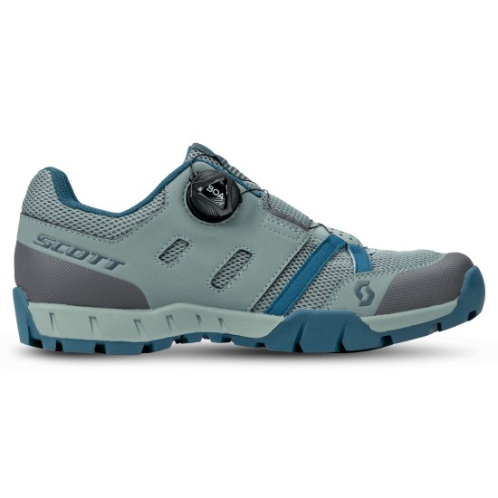 Велообувь женская контактная SCOTT Sport Crus-r Boa (dark green/light green)