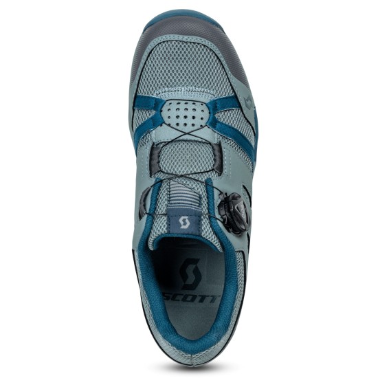 Велообувь женская контактная SCOTT Sport Crus-r Boa (dark green/light green)