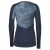 Женская беговая футболка SCOTT Trail Run длин./рук (midnight blue/glace blue)