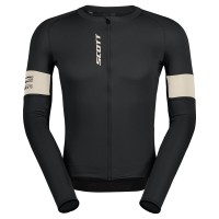 Джемпер (веломайка) SCOTT Endurance Pro длин.рукав (black/cotton white)