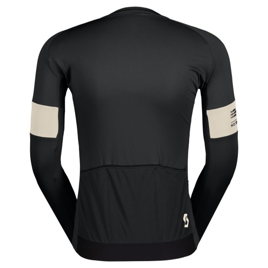 Джемпер (веломайка) SCOTT Endurance Pro длин.рукав (black/cotton white)