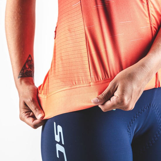 Женский джемпер SCOTT RC Pro к/рук (flame red/glace blue)