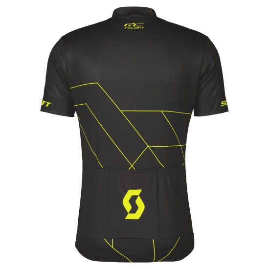 Джемпер (веломайка) SCOTT RC Team 20 к/рук (black/sulphur yellow)