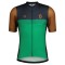 Джемпер (веломайка) SCOTT RC Team кор.рукав (bread brown/amazon green)