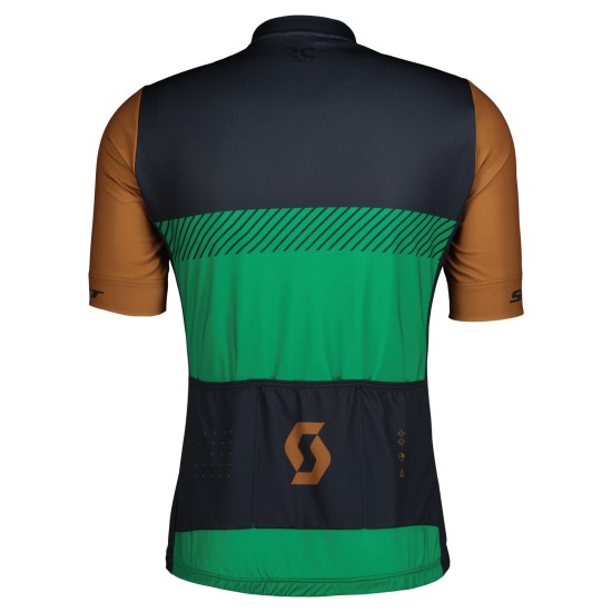 Джемпер (веломайка) SCOTT RC Team кор.рукав (bread brown/amazon green)