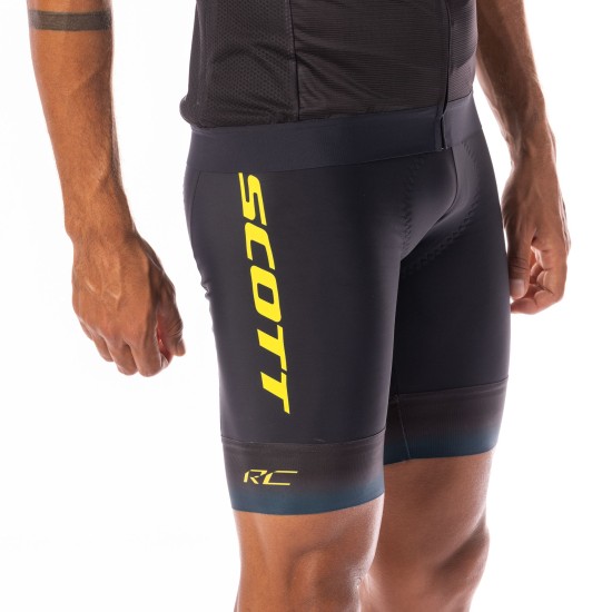 Шорты с лямками SCOTT RC Pro WC Edt. +++ (black/sulphur yellow)