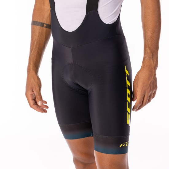 Шорты с лямками SCOTT RC Pro WC Edt. +++ (black/sulphur yellow)