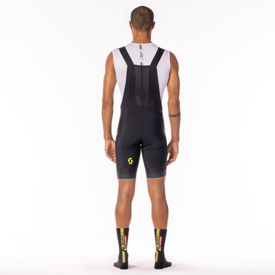 Шорты с лямками SCOTT RC Pro WC Edt. +++ (black/sulphur yellow)