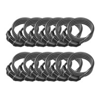 Замок кодовый Syncros SL-06 10x1850mm 12-ШТ essentials (black)