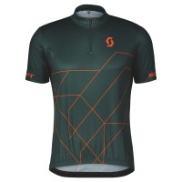 Джемпер (веломайка) SCOTT RC Team 20 к/рук (aruba green/braze orange)