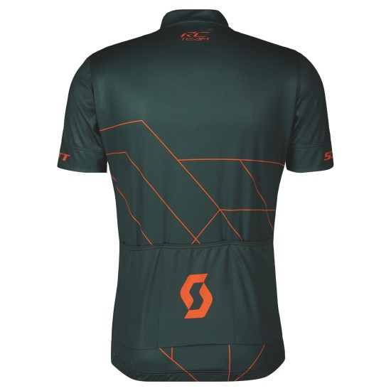 Джемпер (веломайка) SCOTT RC Team 20 к/рук (aruba green/braze orange)