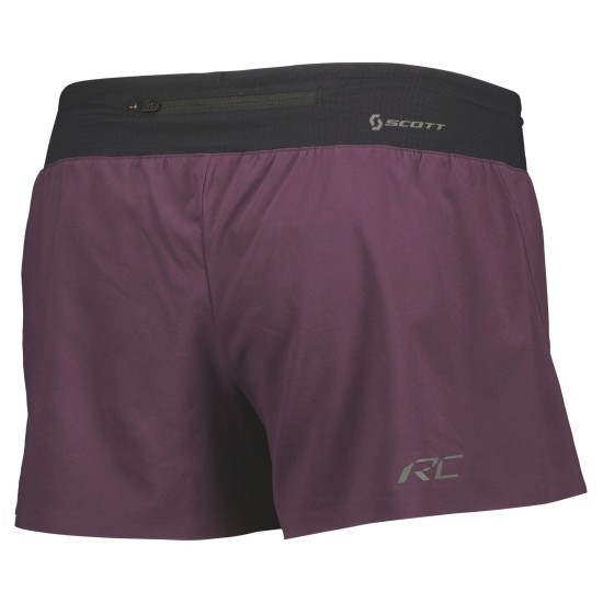 Шорты женские SCOTT Split RC Run (dark purple/black)