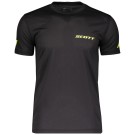 Футболка беговая SCOTT Promo Run кор./рук (black/yellow) Футболка беговая SCOTT Promo Run кор./рук (black/yellow)