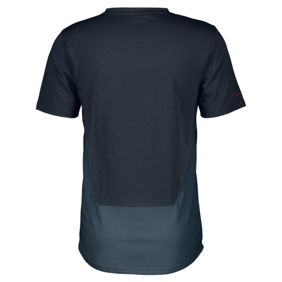 Джемпер SCOTT Trail Flow DRI к/рук (dark blue/metal blue)