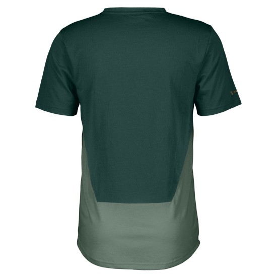 Джемпер SCOTT Trail Flow DRI к/рук (lush green/haze green)