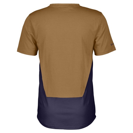 Джемпер SCOTT Trail Flow DRI к/рук (silt beige/cyber purple)