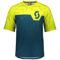 Джемпер SCOTT Trail 20 к/рук (sulphur yellow/lunar blue)