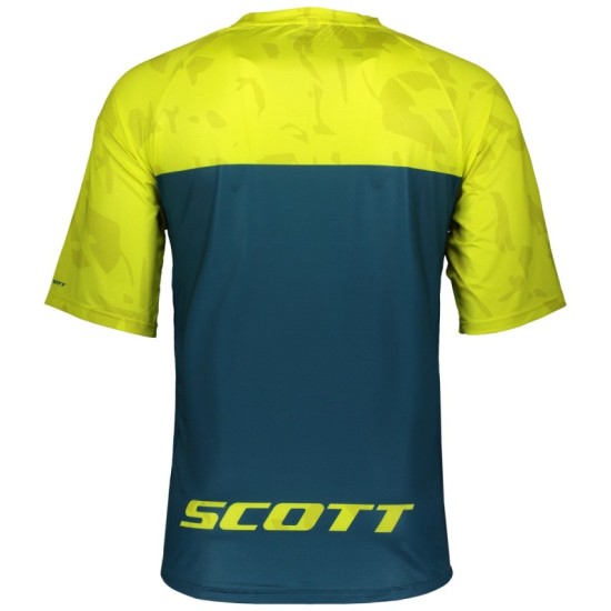 Джемпер SCOTT Trail 20 к/рук (sulphur yellow/lunar blue)