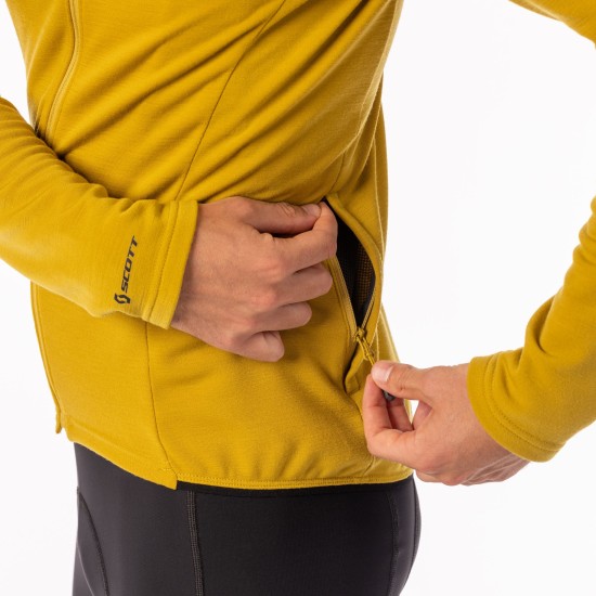 Джемпер (веломайка) SCOTT Gravel Warm Merino дл/рук (winter green)