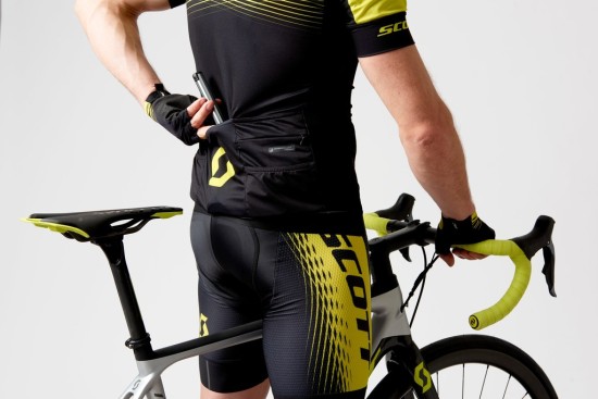 Джемпер (веломайка) SCOTT RC Pro к/рук (sulphur yellow/black)