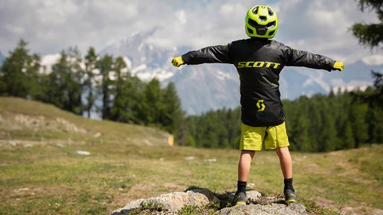 Ветровка SCOTT JR WB black/dark grey