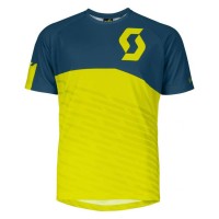 Джемпер SCOTT JR Trail 10 к/рук (sulphur yellow/lunar blue)