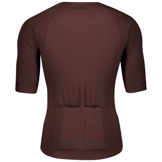 Джемпер (веломайка) SCOTT RC Premium Kinetech к/рук (maroon red/black)