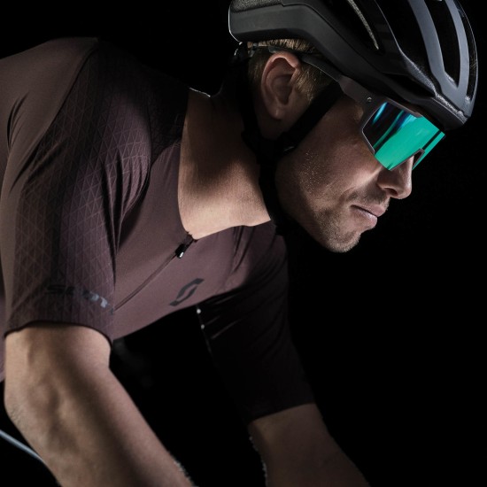 Джемпер (веломайка) SCOTT RC Premium Kinetech к/рук (maroon red/black)