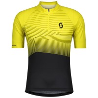 Джемпер (веломайка) SCOTT Endurance 20 к/рук sulphur yellow/black