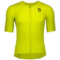 Джемпер (веломайка) SCOTT RC Premium Kinetech к/рук (sulphur yellow/black)