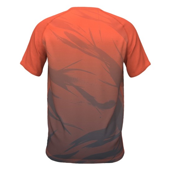 Футболка беговая SCOTT Kinabalu Graphic Run кор./рук (nasturtium orange/iron black)