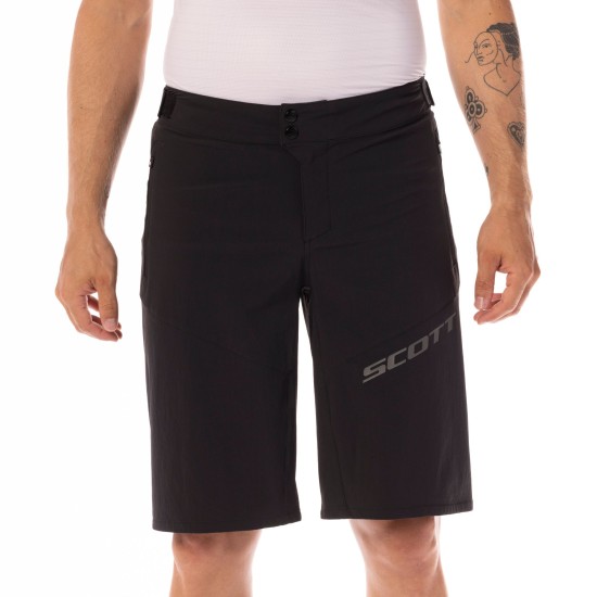 Шорты свободные SCOTT Endurance с памп. (black)