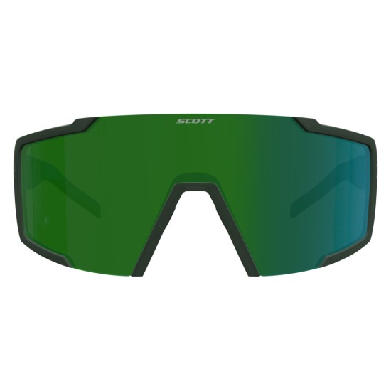 Очки SCOTT Shield (kaki green/green chrome)