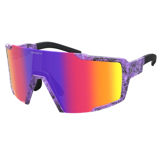 Очки SCOTT Shield (black/swish purple teal chrome)