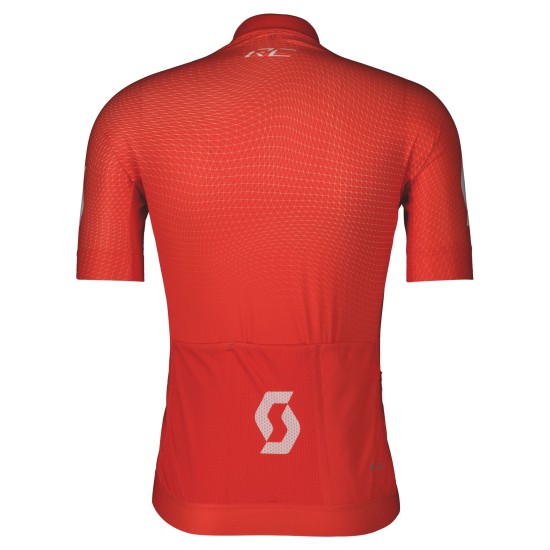 Джемпер SCOTT RC Pro кор.рукав (fiery red/white)