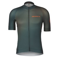 Джемпер SCOTT RC Pro кор.рукав (aruba green/braze orange)