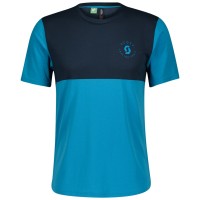 Джемпер SCOTT Trail Flow DRI к/рук atlantic blue/midnight blue