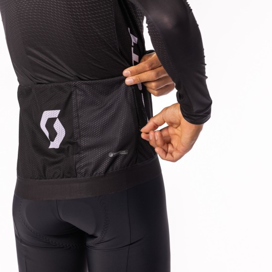 Джемпер SCOTT RC Pro с длин.рукавом (black/white)