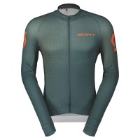 Джемпер SCOTT RC Pro с длин.рукавом (aruba green/braze orange)