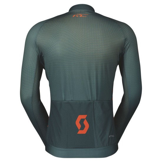 Джемпер SCOTT RC Pro с длин.рукавом (aruba green/braze orange)