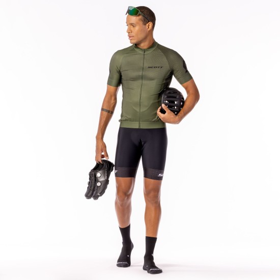 Шорты с лямками (с памп.) RC Pro +++ (aruba green/braze orange)